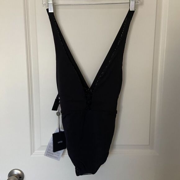 Onia Reversible One Piece Galaxy Dot Swimsuit - Picture 8 of 13